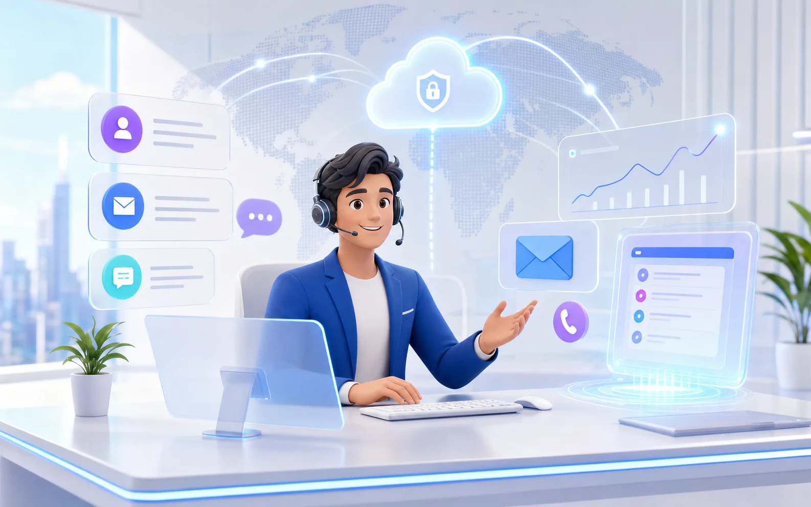 Oracel customer success specialist ready to help